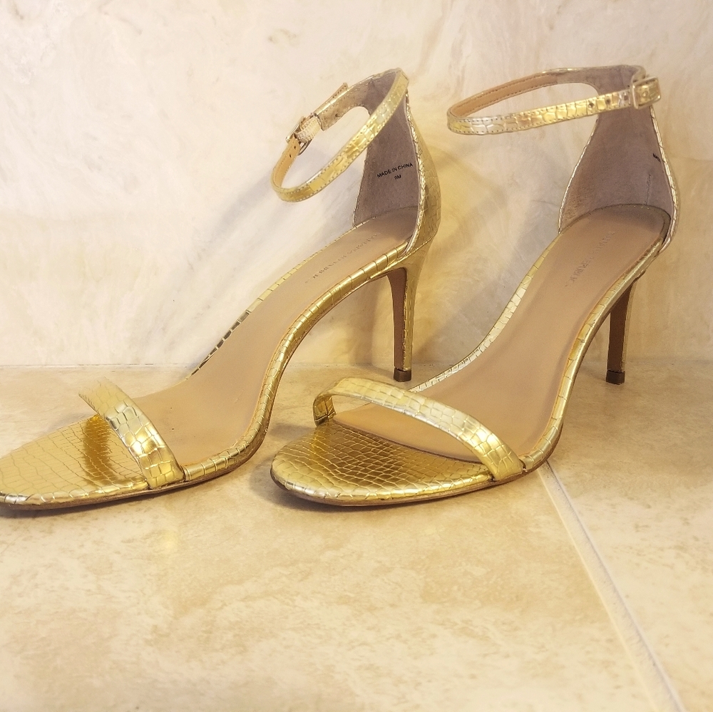 Banana Republic Gold High Heels